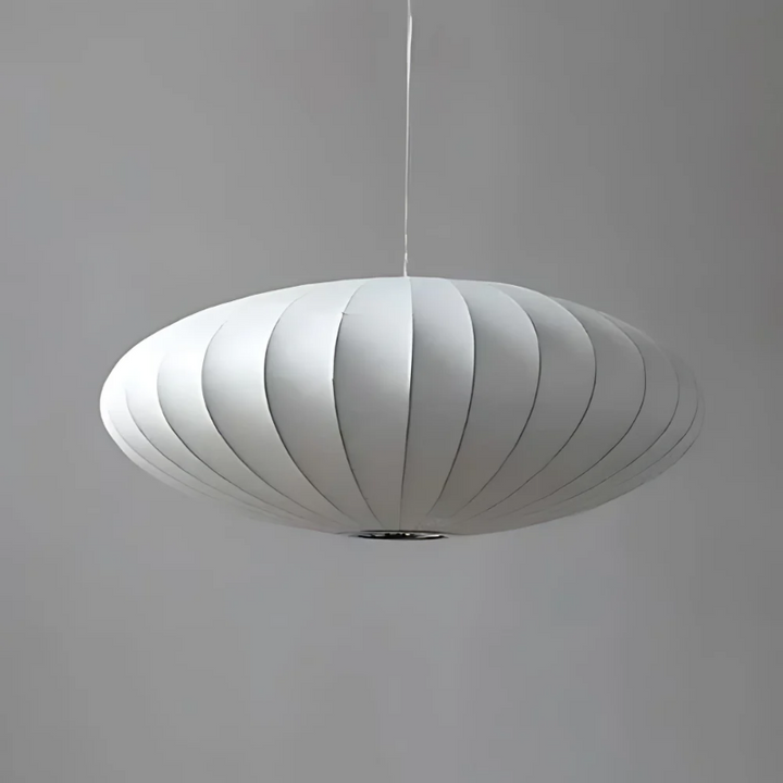 Seiden-Wabi-Sabi-Kronleuchter – Elegante Japandi-Hängelampe für ruhige Wohnräume