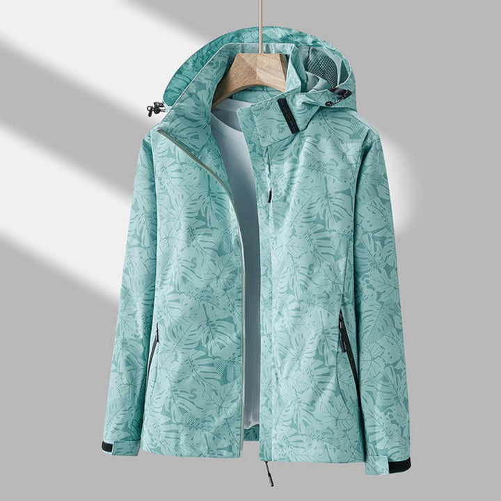Damen Jacke Mit Kapuze Wasser- Und Windabweisend