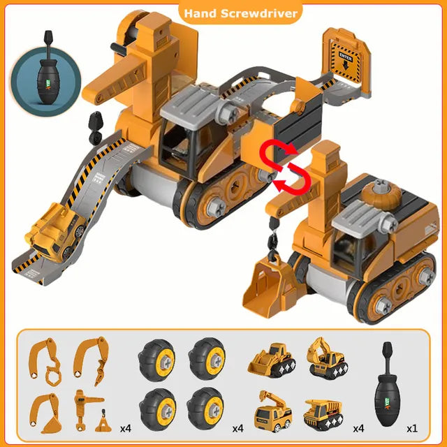 Master Builder Ingenieur Spielset für Kinder – Konstruktionsspielzeug aus ABS