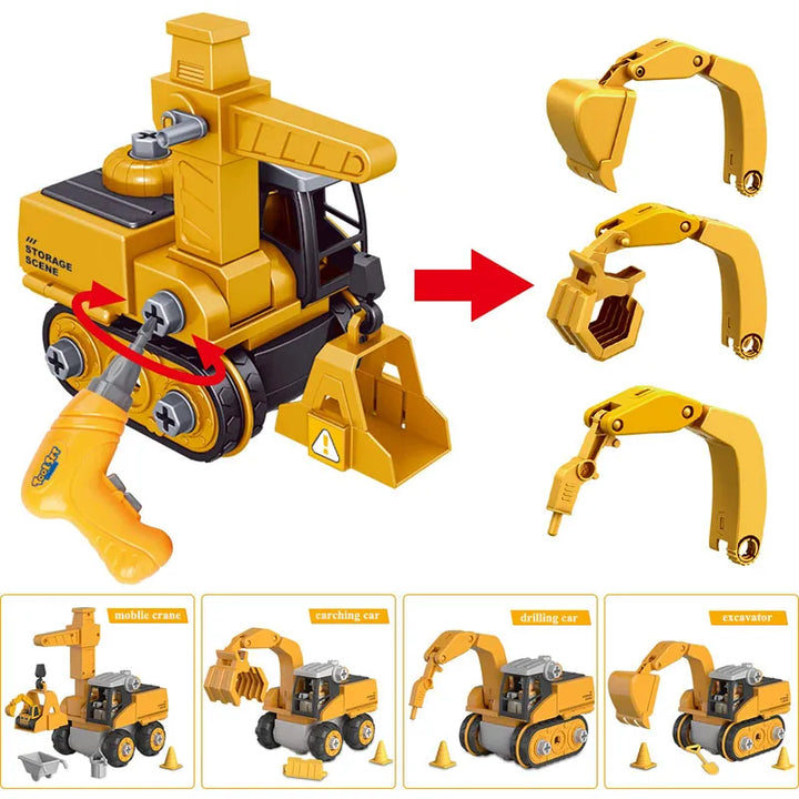 Master Builder Ingenieur Spielset für Kinder – Konstruktionsspielzeug aus ABS
