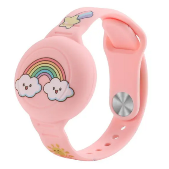 Kinderarmband mit AirTag-Halterung für sicheres Spielen im Freien