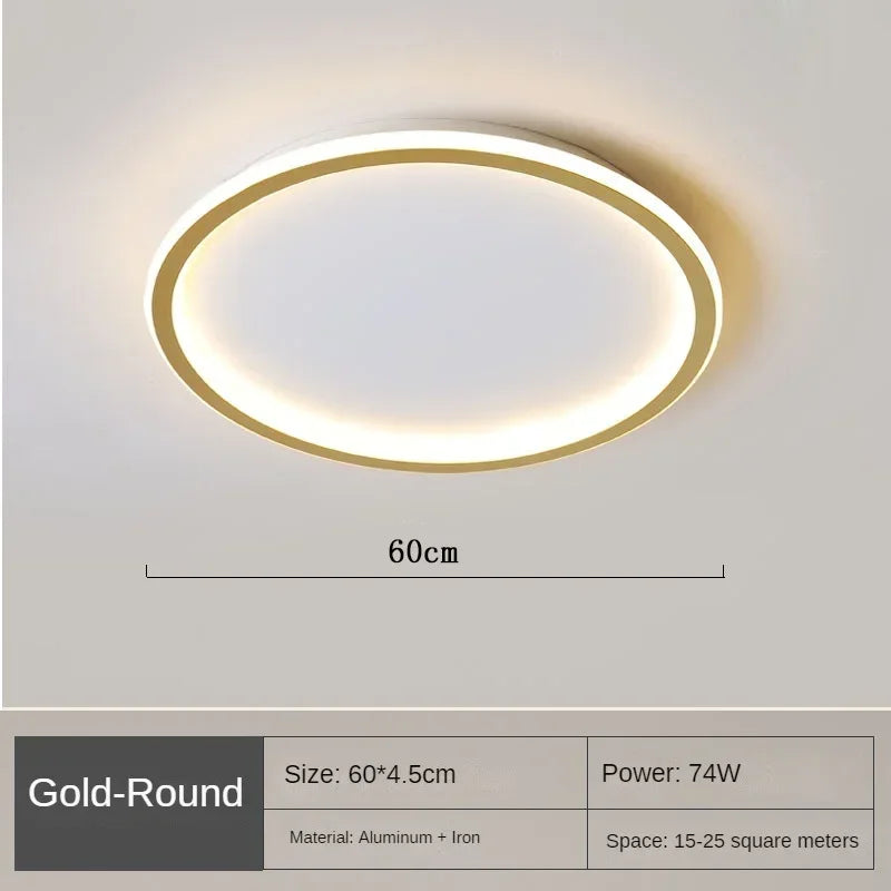 Skandinavische LED Deckenleuchte – Modern, dimmbar & stilvoll für Wohnzimmer, Esszimmer & Flur