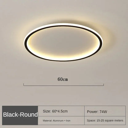Skandinavische LED Deckenleuchte – Modern, dimmbar & stilvoll für Wohnzimmer, Esszimmer & Flur