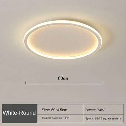 Skandinavische LED Deckenleuchte – Modern, dimmbar & stilvoll für Wohnzimmer, Esszimmer & Flur
