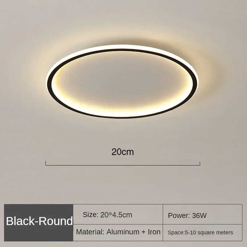 Skandinavische LED Deckenleuchte – Modern, dimmbar & stilvoll für Wohnzimmer, Esszimmer & Flur