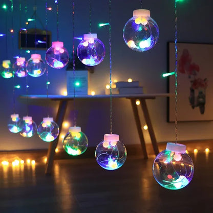 Wasserdichte dekorative LED-Lichterkette für Garten und Balkon