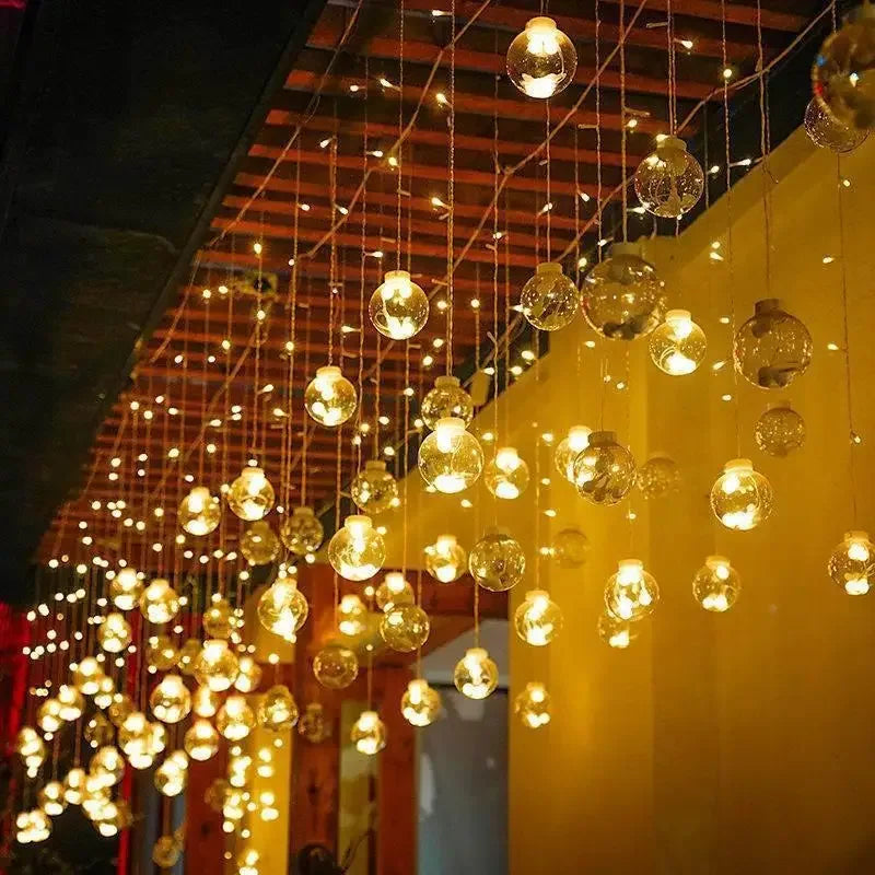 Wasserdichte dekorative LED-Lichterkette für Garten und Balkon