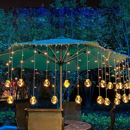Wasserdichte dekorative LED-Lichterkette für Garten und Balkon