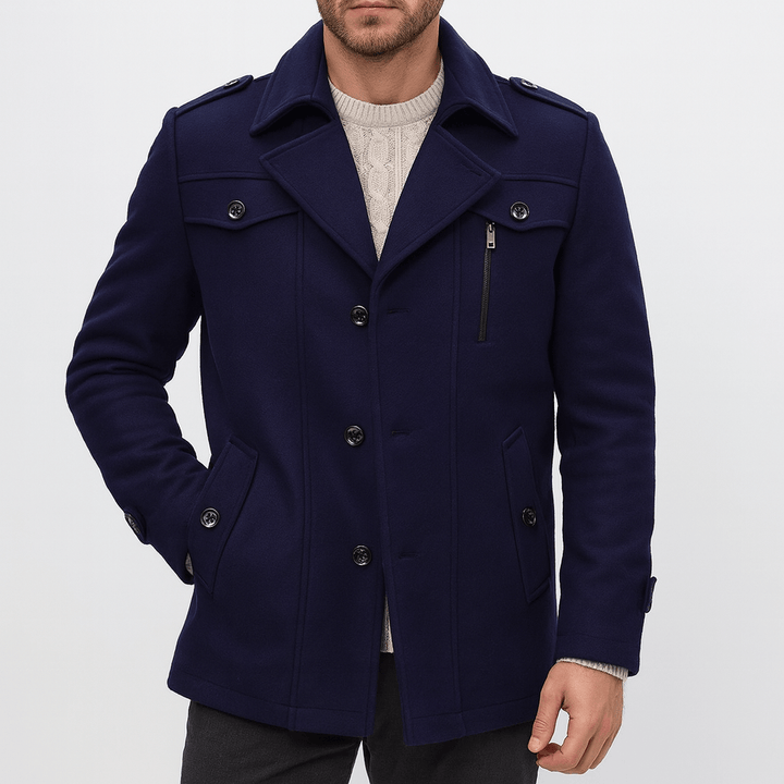 Herren Trenchcoat Mit Eleganter Note
