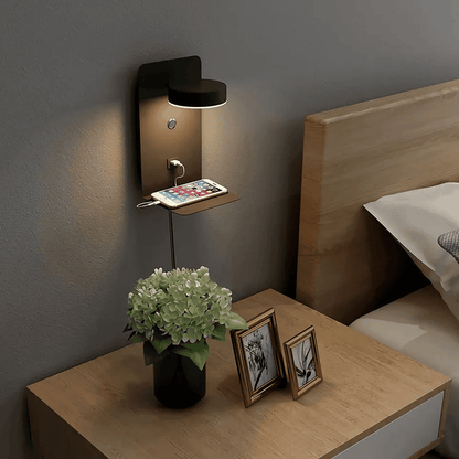 Stimmungsvolle moderne LED-Nachttischlampe für Schlafzimmer