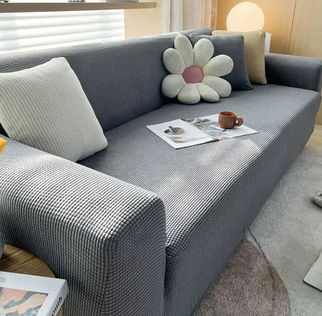 Rutschfester Sofabezug im Jacquard-Design für Haustiere und Wohnräume