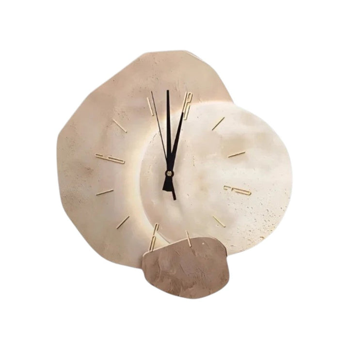 Wanduhr Monddesign Minimalistisch