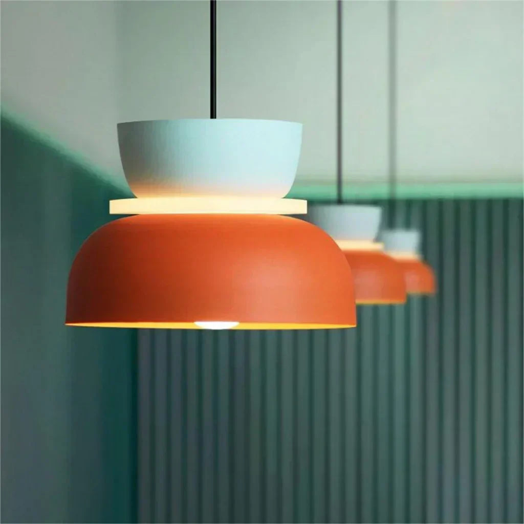 Pendelleuchte im Nordic Macaron Stil mit LED