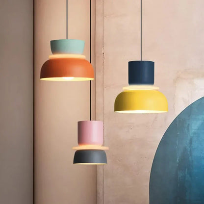 Pendelleuchte im Nordic Macaron Stil mit LED