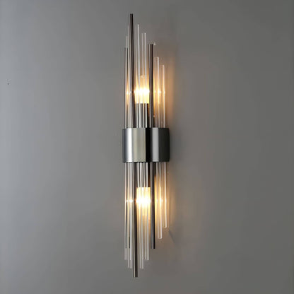 Goldene Kristall-Wandleuchte – funkelnd, elegant & warmweiß