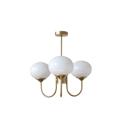 Moderne Deckenleuchte mit Rosa Glas & Gold – Stilvolle LED Lampe fürs Wohnzimmer