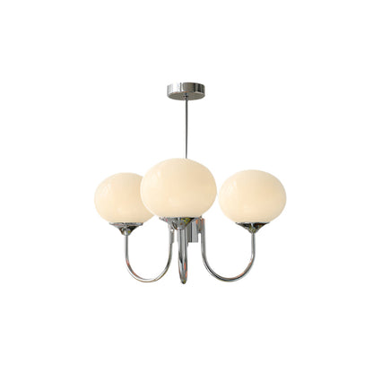 Moderne Deckenleuchte mit Rosa Glas & Gold – Stilvolle LED Lampe fürs Wohnzimmer