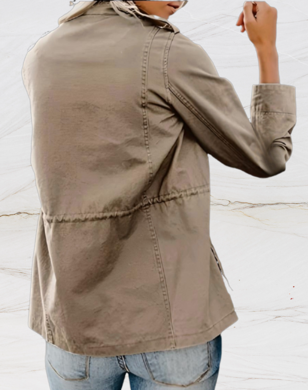 Damen Übergangsjacke Mit Figurbetontem Schnitt