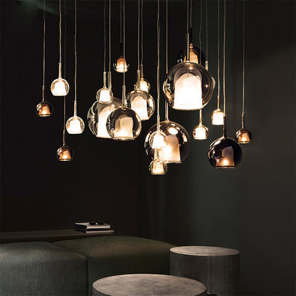 Minimalistische Skandinavische Pendelleuchte – Gold & LED-kompatibel