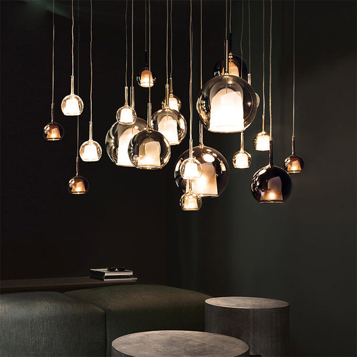 Minimalistische Skandinavische Pendelleuchte – Gold & LED-kompatibel