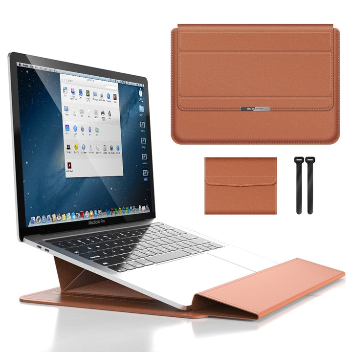 Laptophülle mit Zubehörfach – 3-in-1 Schutztasche mit Stoßschutz für Reisen & Büro
