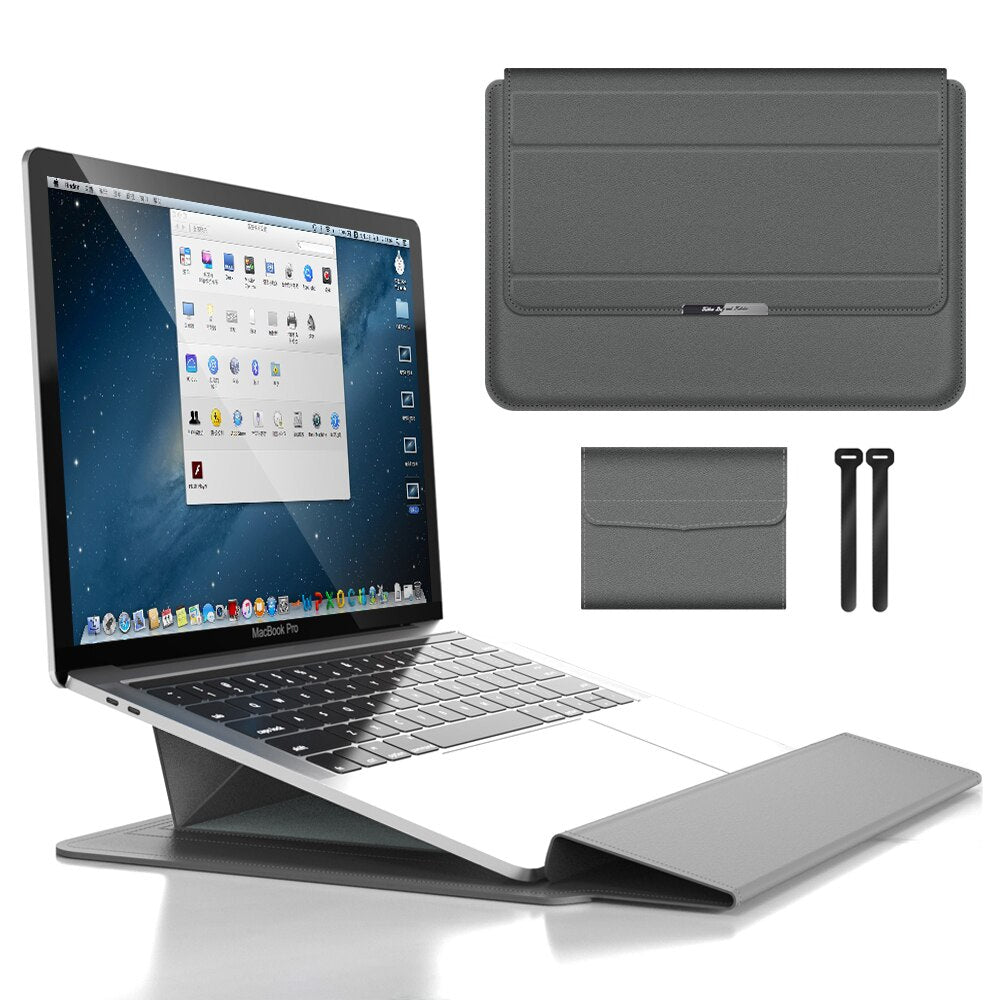 Laptophülle mit Zubehörfach – 3-in-1 Schutztasche mit Stoßschutz für Reisen & Büro