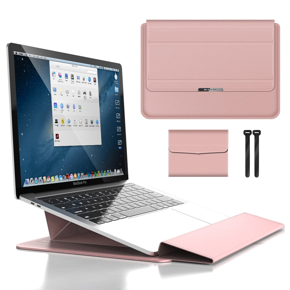 Laptophülle mit Zubehörfach – 3-in-1 Schutztasche mit Stoßschutz für Reisen & Büro
