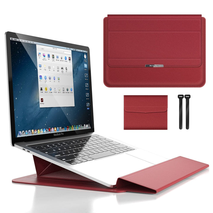 Laptophülle mit Zubehörfach – 3-in-1 Schutztasche mit Stoßschutz für Reisen & Büro