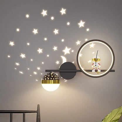 Verspielte kinderfreundliche LED-Wandleuchte für Kinderzimmer