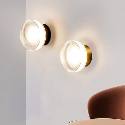 Moderne runde LED-Wandleuchte für Wohnzimmer und Schlafzimmer