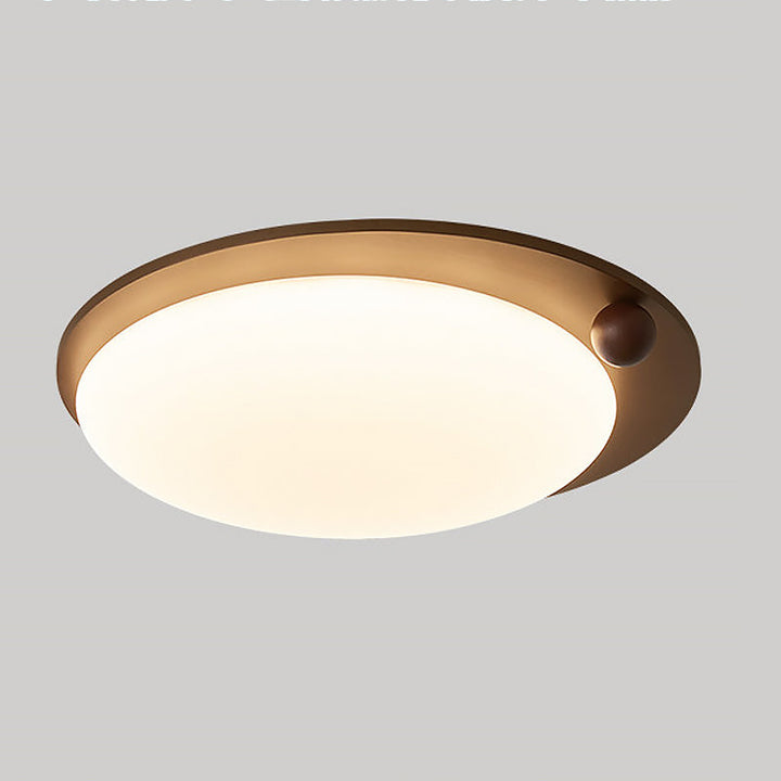 Deckenleuchte Holz Metall Mit Integrierter LED