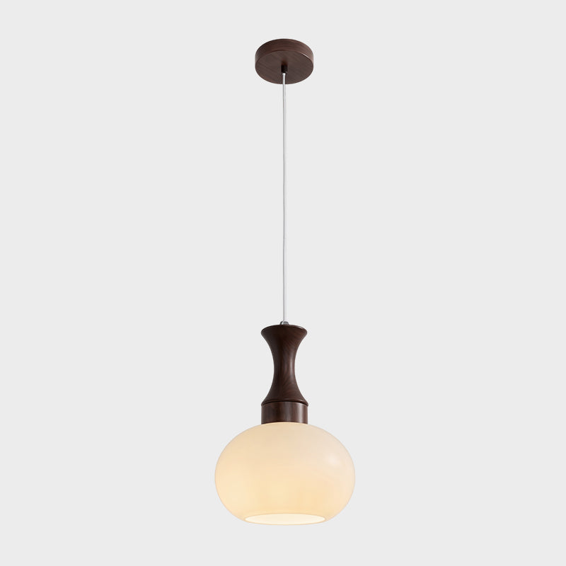 Pendelleuchte Holz Glas Modern