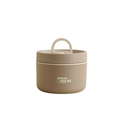 Isolierte Edelstahl-Lunchbox mit Tragetasche