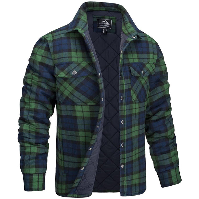 Herren Flanelljacke Mit Modernem Schnitt