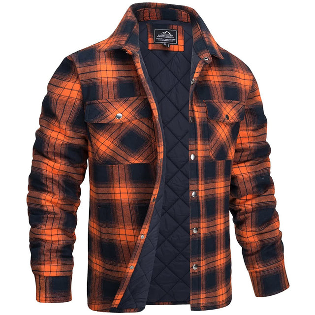 Herren Flanelljacke Mit Modernem Schnitt