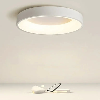 Nordische Runde LED Deckenlampe CelestialBeam – Minimalistisches Design & Warmes Licht