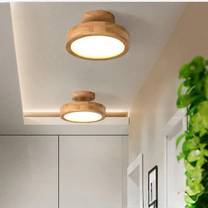 Runde Deckenlampe im skandinavischen Stil