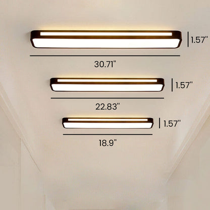 Nordische LED Deckenleuchte – länglich, dimmbar & modern