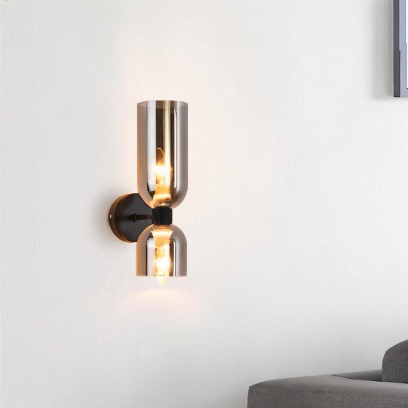 LED Wandleuchte Up & Down – Moderne Glaslampe für Flur und Wohnbereich