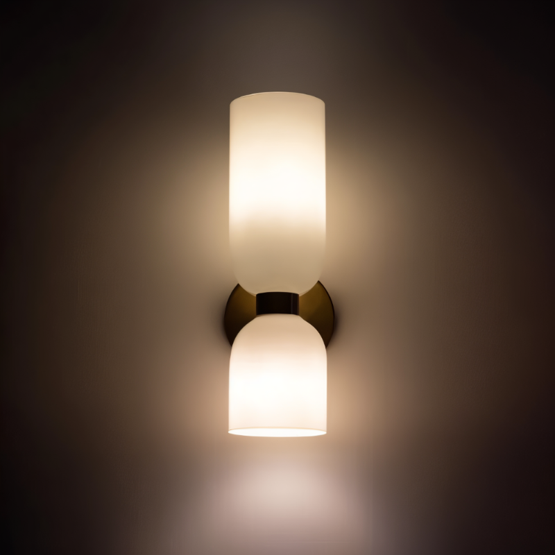 LED Wandleuchte Up & Down – Moderne Glaslampe für Flur und Wohnbereich