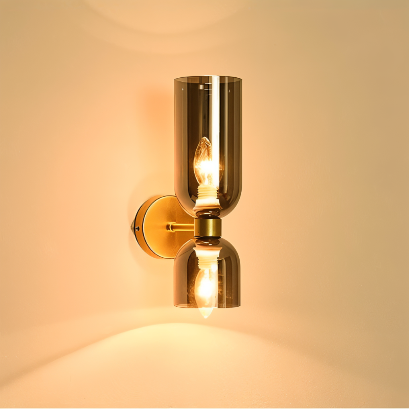 LED Wandleuchte Up & Down – Moderne Glaslampe für Flur und Wohnbereich