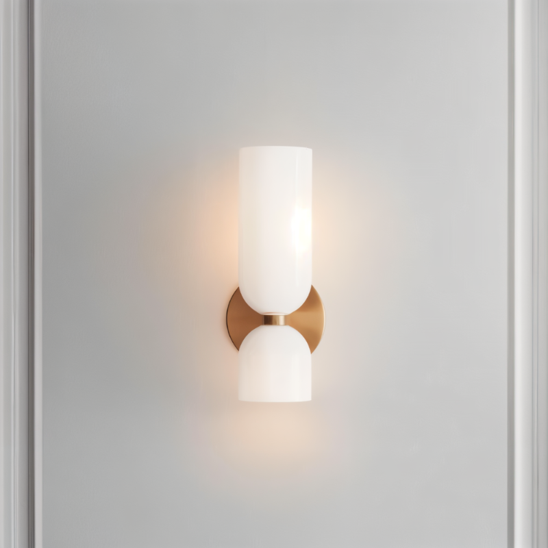 LED Wandleuchte Up & Down – Moderne Glaslampe für Flur und Wohnbereich