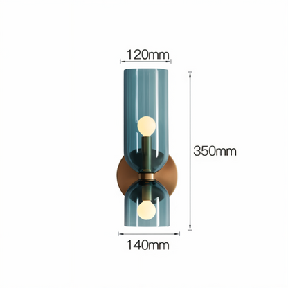 LED Wandleuchte Up & Down – Moderne Glaslampe für Flur und Wohnbereich