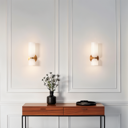 LED Wandleuchte Up & Down – Moderne Glaslampe für Flur und Wohnbereich