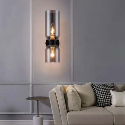 LED Wandleuchte Up & Down – Moderne Glaslampe für Flur und Wohnbereich