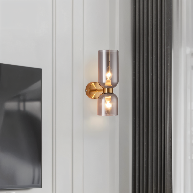LED Wandleuchte Up & Down – Moderne Glaslampe für Flur und Wohnbereich