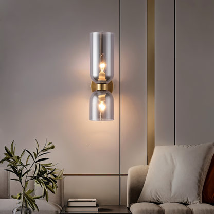 LED Wandleuchte Up & Down – Moderne Glaslampe für Flur und Wohnbereich