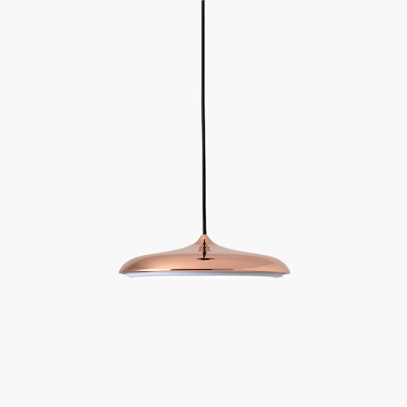 Skandinavische LED Pendelleuchte im Scheibendesign