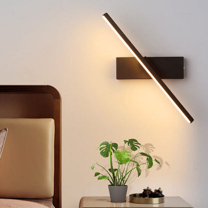 Moderne 330° LED-Wandleuchte – Drehbar, dimmbar, energiesparend – Schwarz oder Weiß