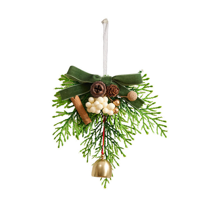 Weihnachtskranz als stimmungsvolle Dekoration im Wohnbereich